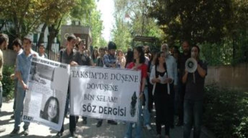 Ankara &Uuml;niversitesi'nde 1 Mayıs Protestosu