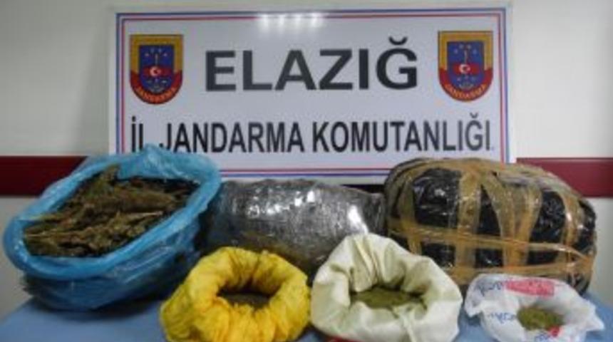 Elazığ'da 14 Kilogram Uyuşturucu Madde Ele Ge&ccedil;irildi