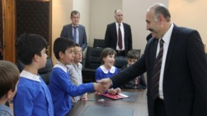 Sosyal Bilgiler Dersini Başkan Polat'la Birlikte İşlediler