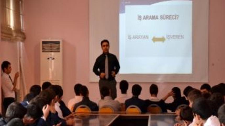 Çorlu İş-kur Şubesinden Öğrencilere Seminer