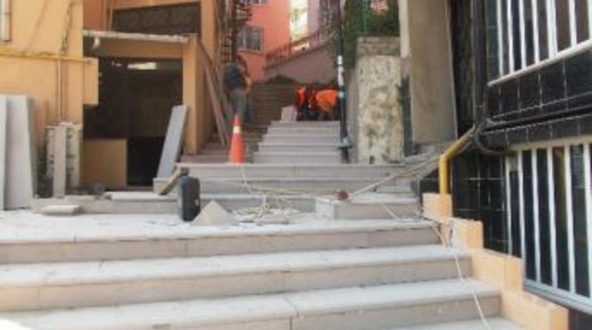 İmaret Yokuşu G&uuml;zelleşiyor