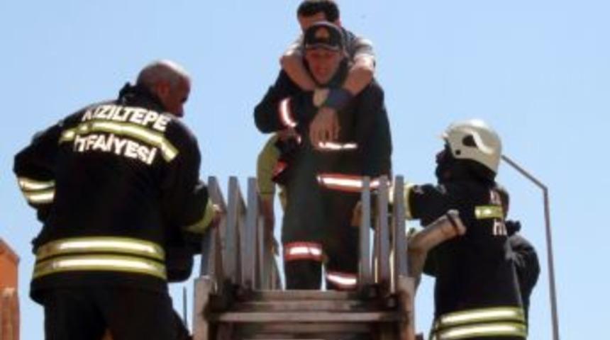 Kızıltepe'de Yangın Tatbikatı