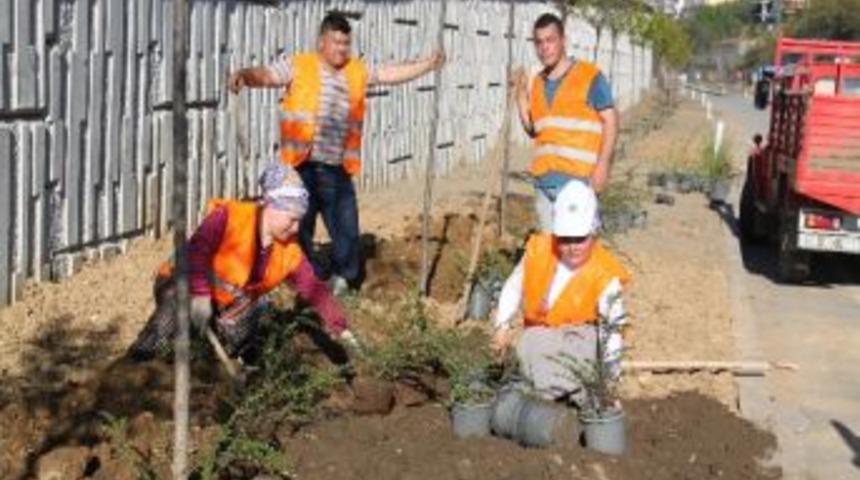 G&ouml;rele Belediyesi&rsquo;nden Yollara Yaz Makyajı