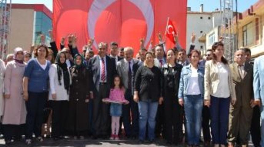 Mhp İl&ccedil;e Teşkilat Binası T&ouml;renle A&ccedil;ıldı