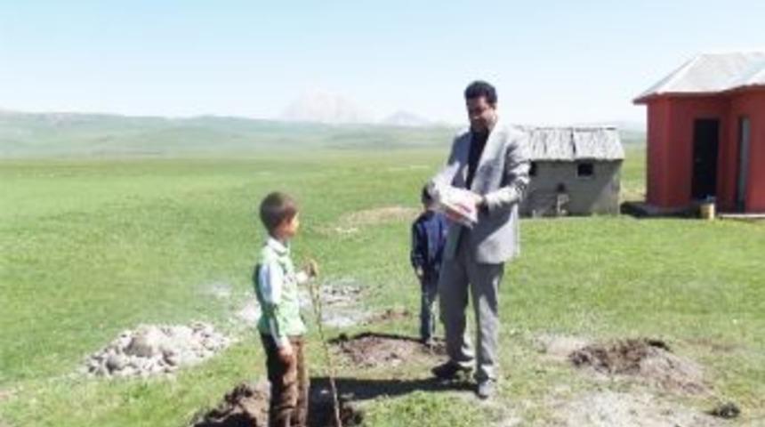 Her &Ouml;ğrenciye 1 &Ccedil;am Fidanı