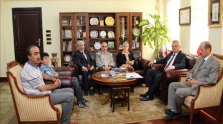 Selma Argon'dan Vali &Ouml;zcan'a Ziyaret