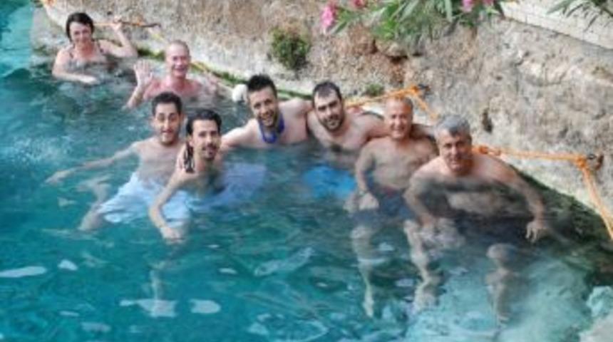 Pamukkale Doldu Taştı