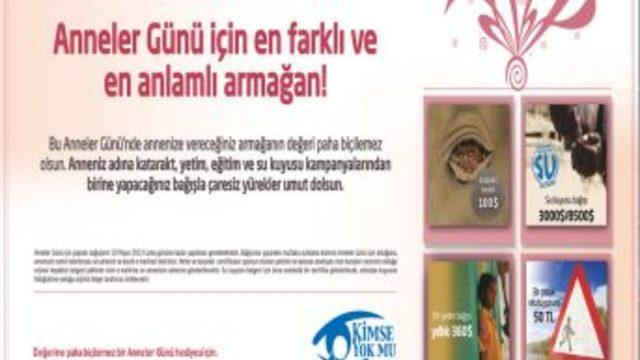 Anneler Günü'ne Özel Iyilik Hediyesi Kampanyası