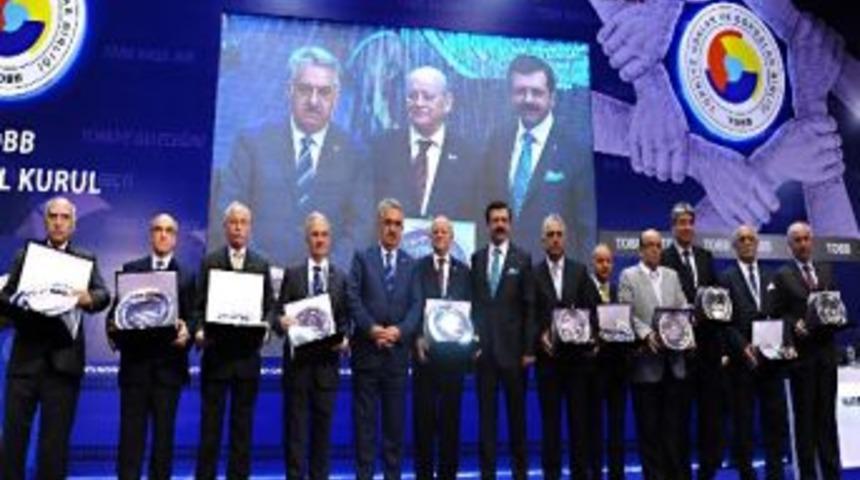 Tobb Genel Kurulunda Yıldırım&rsquo;a Plaket