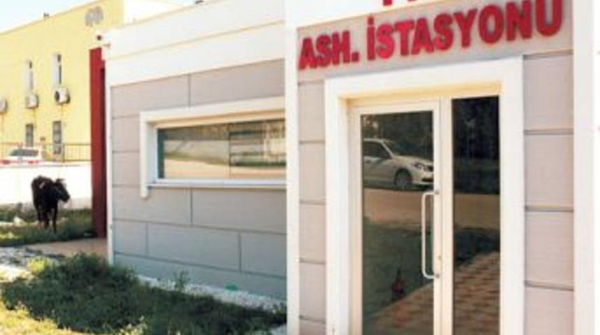 B&uuml;rokrasiye Takılan 112 Istasyonunun Bah&ccedil;esine Arı Kovanları Konuldu