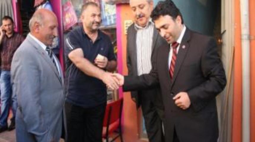 Sp Erzurum İl Başkanı İl&ccedil;elerde Ziyaretlerde Bulundu