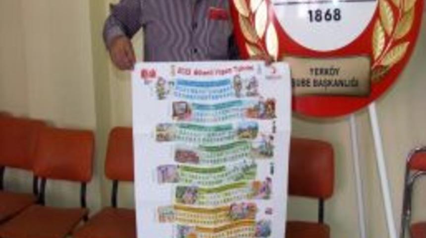 Yerk&ouml;y'de Okullarda 'G&uuml;venli Yaşam Takvimi' Dağıtıldı