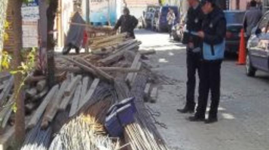 Bilecik Belediye Zabıtasından İnşaat Alanlarına Denetim