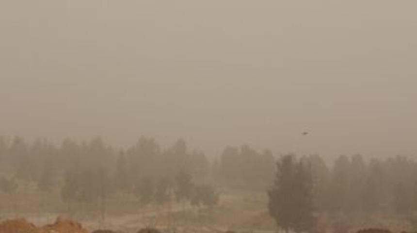 Şanlıurfa&rsquo;da Toz Bulutları