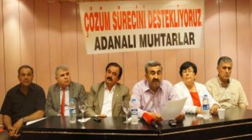 T&uuml;rk, K&uuml;rt Ve Arap Muhtarlar &Ccedil;&ouml;z&uuml;m S&uuml;recine Destek Verdi