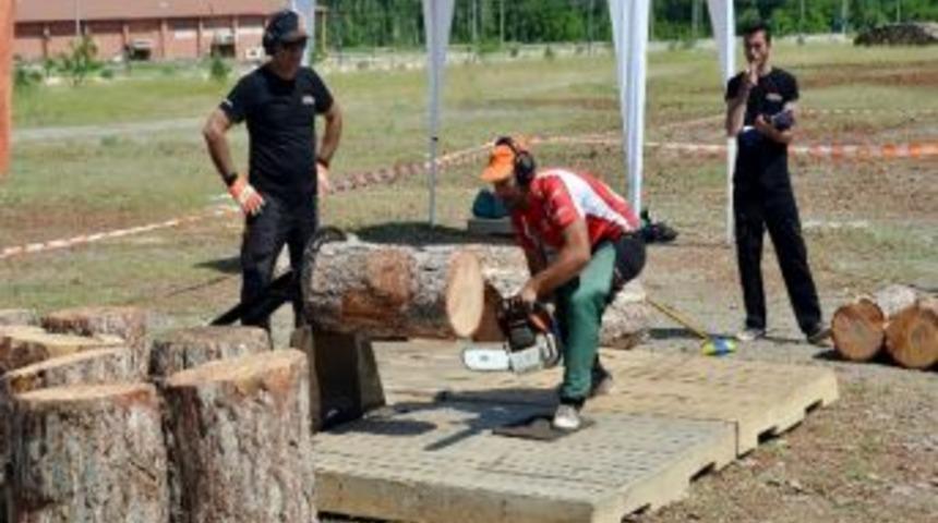 Eskişehirli 5 Orman Köylüsü Dünyanın En Güçlü Oduncusu Olmaya Aday