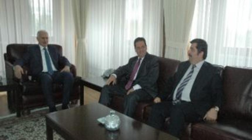 Osb Başkanı Zafer Erg&uuml;ney&rsquo;den Rekt&ouml;r Ko&ccedil;ak&rsquo;a Ziyaret