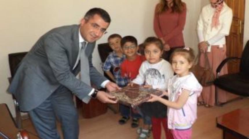 Anaokulu &Ouml;ğrencilerinden Kaymakam &Ccedil;ınar&rsquo;a Ziyaret