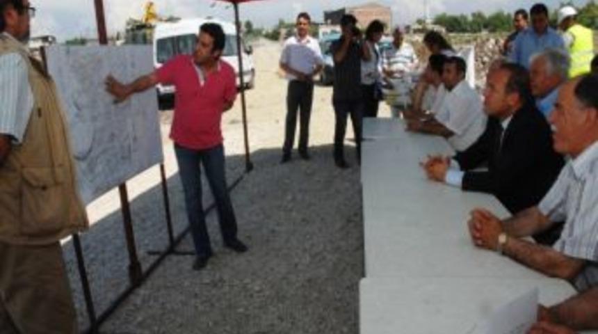 S&ouml;zl&uuml; Ve Meclis &Uuml;yeleri Yağmur Suyu Şebekesi &Ccedil;alışmalarını İnceledi