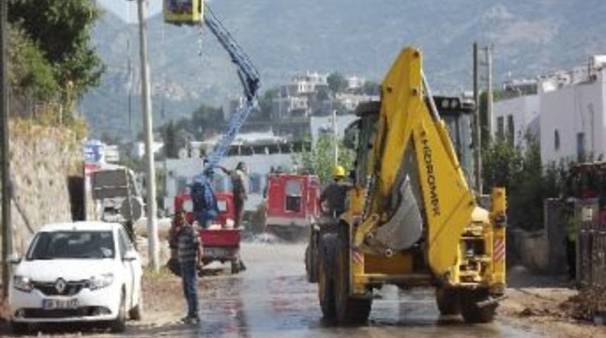 Yalıkavak&rsquo;taki Yol &Ccedil;alışmaları Sezona Yetişecek