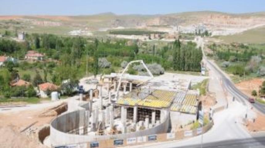 Kırşehir Şehirler Arası Otob&uuml;s Terminali İnşaatı &Ccedil;alışmaları Devam Ediyor