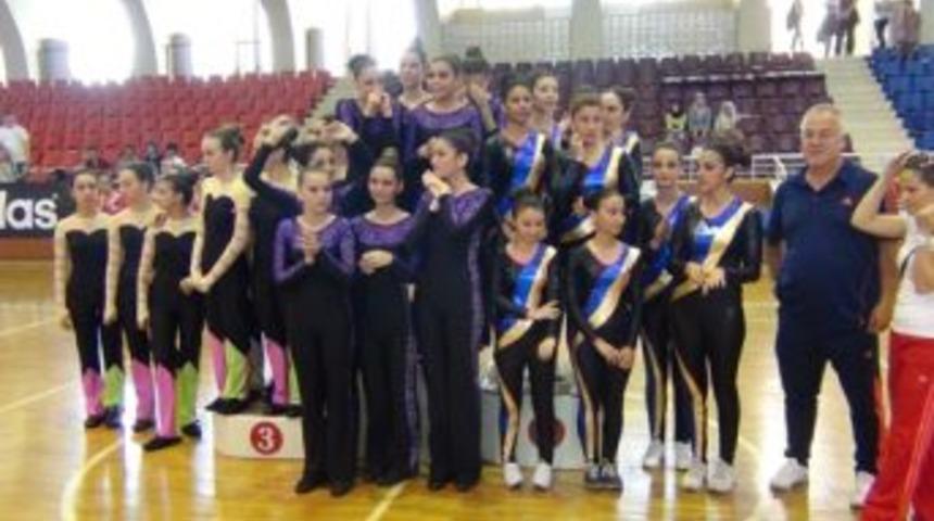 Okullararası Steo Aerobik yarışmaları sona erdi