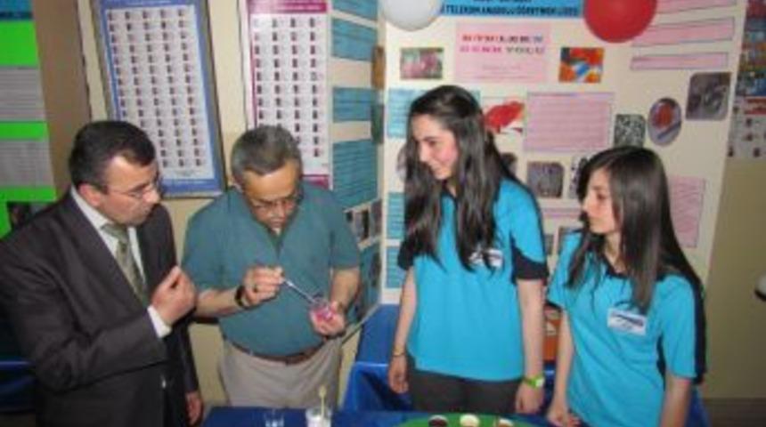 Boyabat&rsquo;ta Liselilerin Bilim Sergisine Yoğun Ilgi