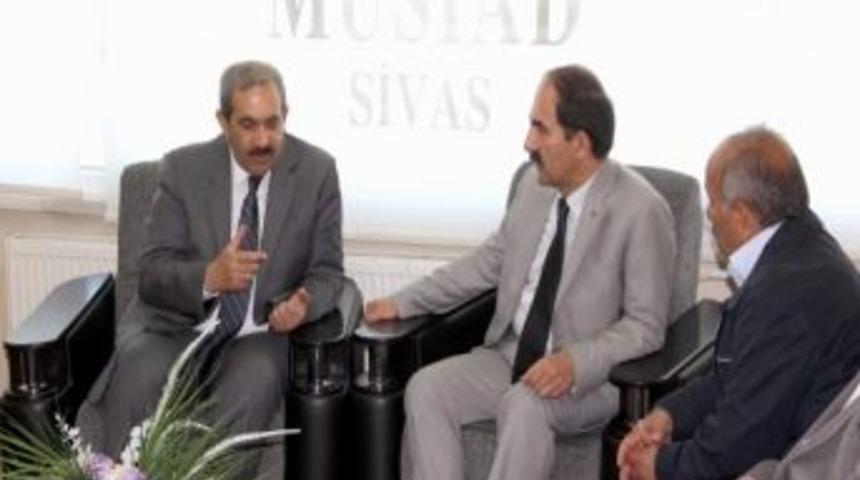 Başkan &Uuml;rg&uuml;p, M&uuml;siad Sivas Şubesini Ziyaret Etti