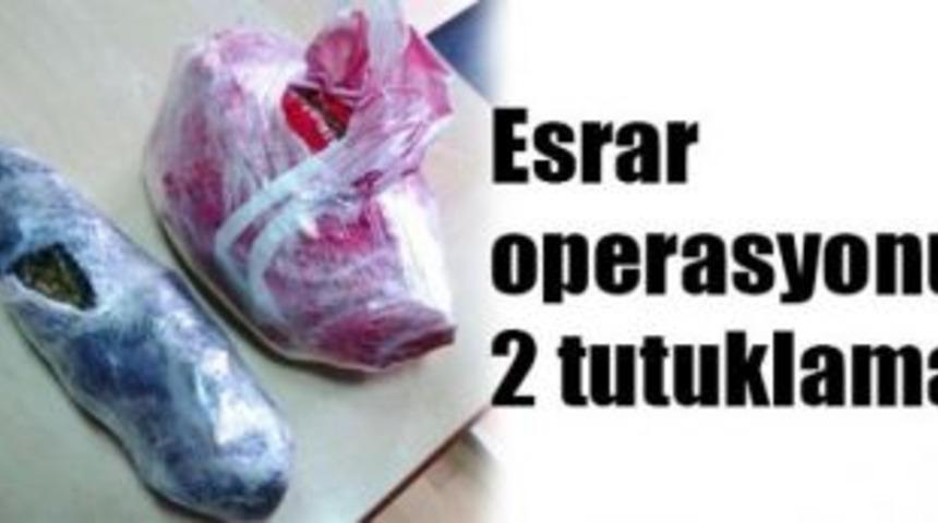 Kağızman&rsquo;da esrar operasyonu