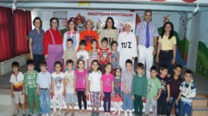 Didim&rsquo;de &Ouml;ğrencilere Obezite Eğitimi Tiyatro İle Anlatıldı