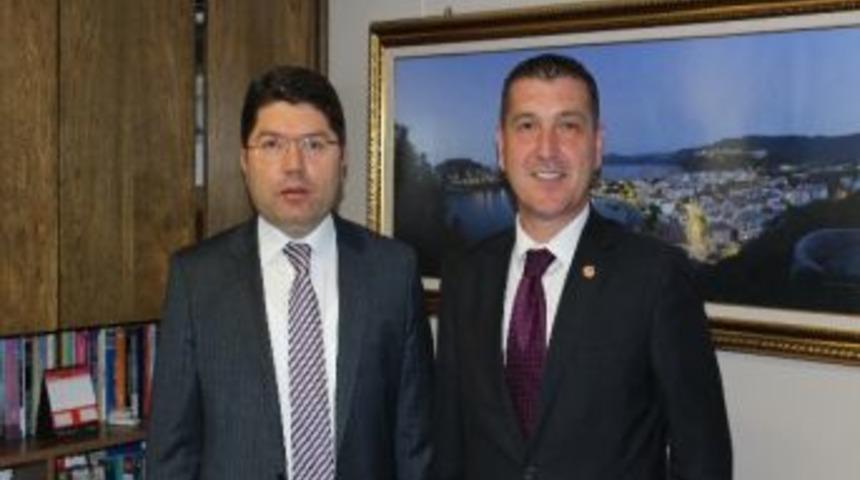 Bartın Gazeteciler Ve Yazarlar Derneği Başkanı &Ccedil;ın&ccedil;ın'dan Milletvekili Tun&ccedil;&rsquo;a Ziyaret