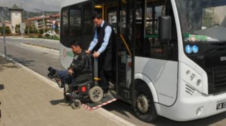 Muğla&rsquo;daki Toplu Taşıma Ara&ccedil;ları Artık Engelsiz