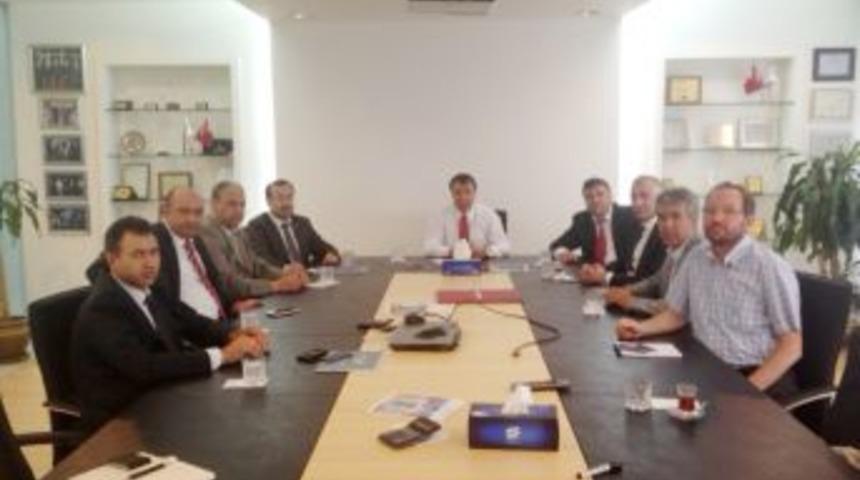 T&uuml;rk&ccedil;e Olimpiyatları Aksaray Heyetinden Ziyaret