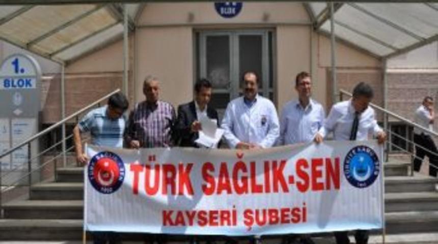 T&uuml;rk Sağlık-sen Kayseri Şube Başkanı &Uuml;nal Polat: