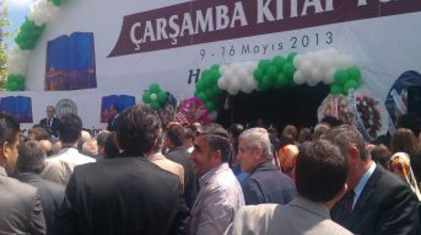 &Ccedil;arşamba Kitap Fuarı Kapılarını Kitapseverlere A&ccedil;tı