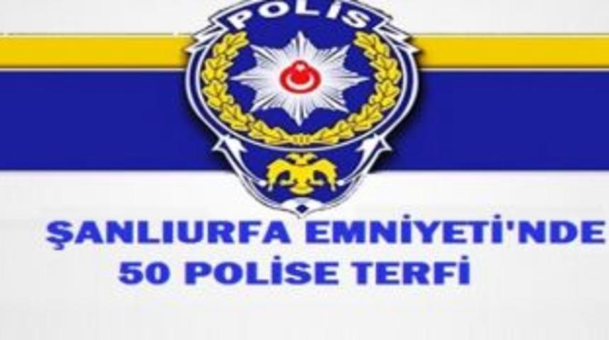 Şanlıurfa Emniyet'inde terfi heyecanı