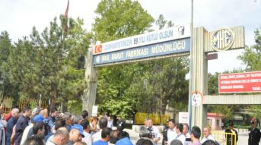 Barut Fabrikası Iş&ccedil;ilerinden Prim Protestosu