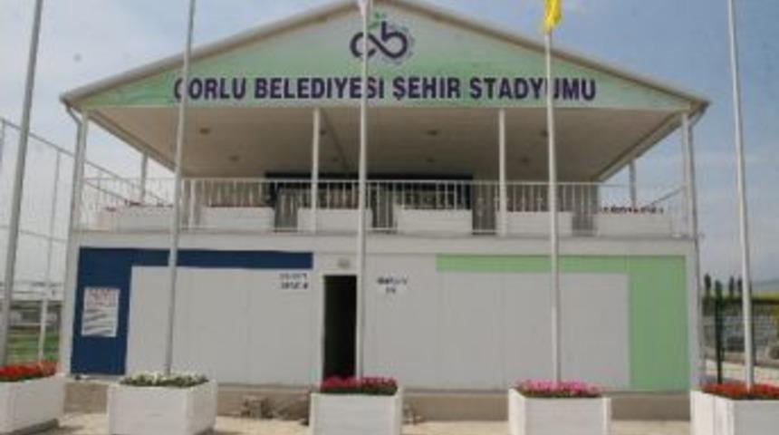 &Ccedil;orlu Belediyesi Şehir Stadyumu A&ccedil;ılıyor