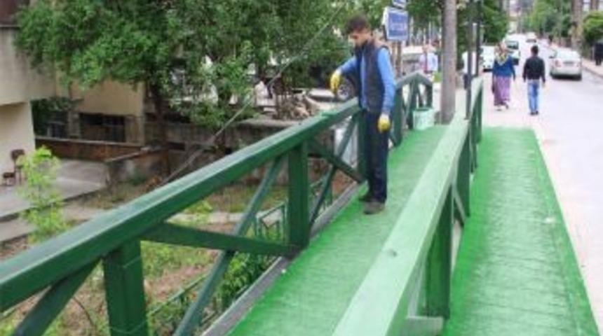 Orduyeri K&ouml;pr&uuml;s&uuml;n&uuml;n Bakım &Ccedil;alışmaları S&uuml;r&uuml;yor