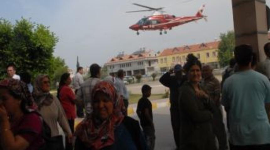 Ambulans Helikopter Kazım Mert Bebek İ&ccedil;in Havalandı