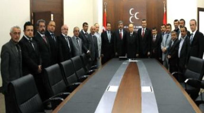 Mhp Merkez İl&ccedil;eden Devlet Bah&ccedil;eli&rsquo;ye Ziyaret