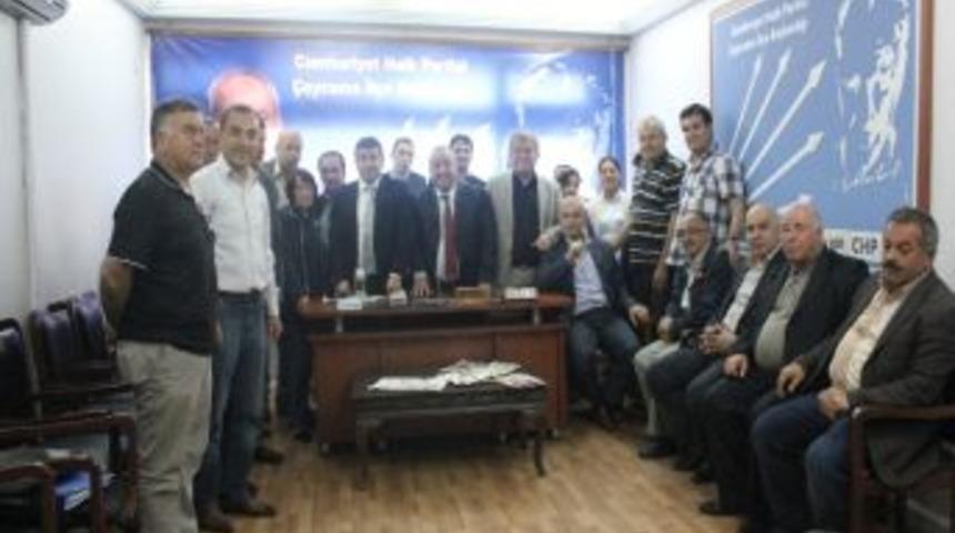 Chp İl Başkanı Halil Furat&rsquo;tan &Ccedil;aycuma İl&ccedil;e Teşkilatına Ziyaret