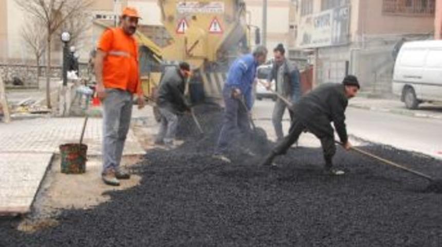 Yıldırım'da Asfalt &Ccedil;alışmaları