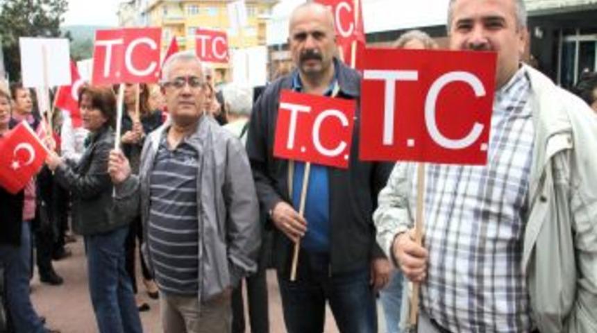 Ereğli'de TC Eylemi