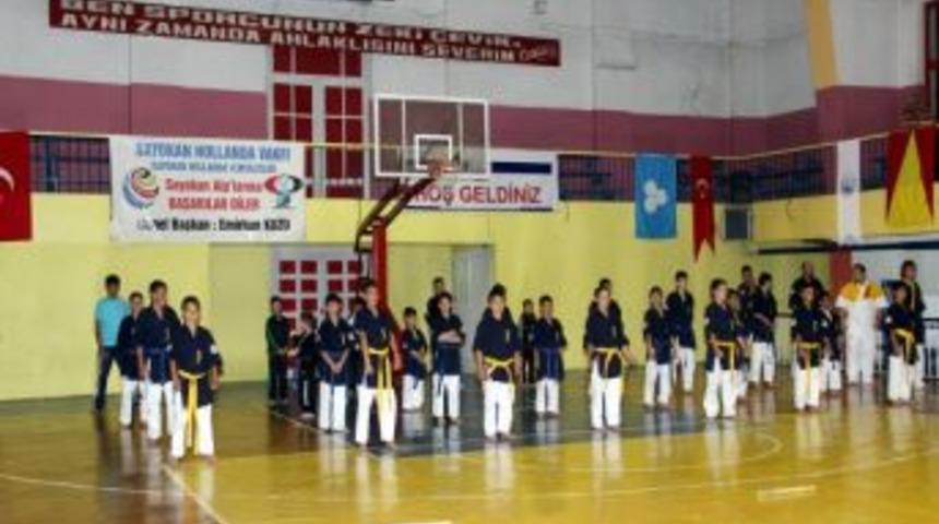 Başkan &Uuml;rg&uuml;p, Sayokan Sporcularının Kuşak Bağlama T&ouml;renine Katıldı