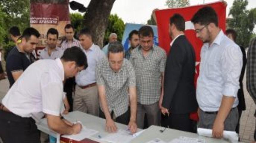 "zincirler Kırılsın Ayasofya A&ccedil;ılsın" İmza Kampanyasına Destek