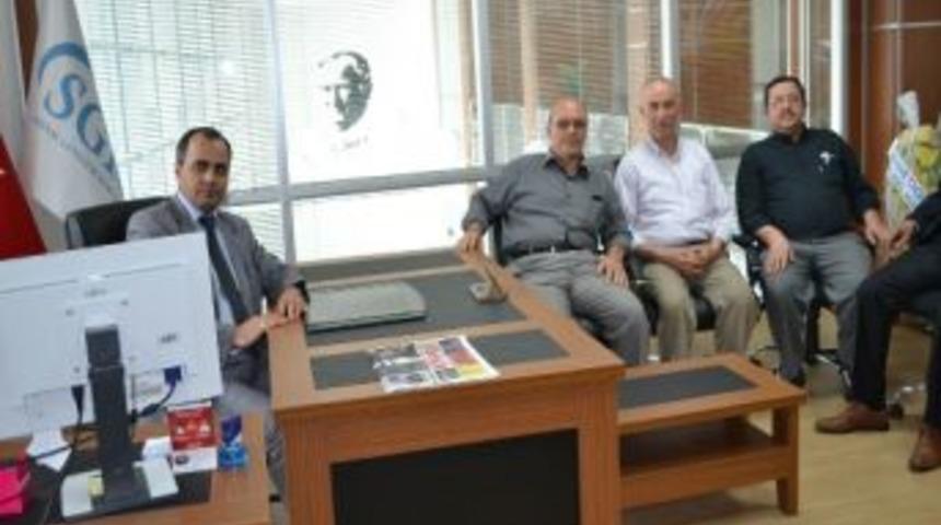 Oda Başkanlarından Sgk M&uuml;d&uuml;r&uuml; Y&ouml;r&uuml;k'e Ziyareti