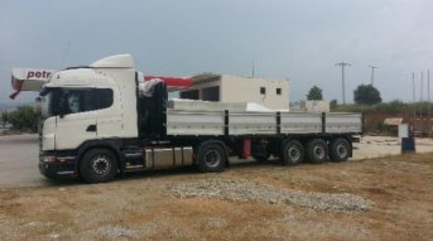 Mermer Y&uuml;kl&uuml; Tır'lar Yola &Ccedil;ıktı