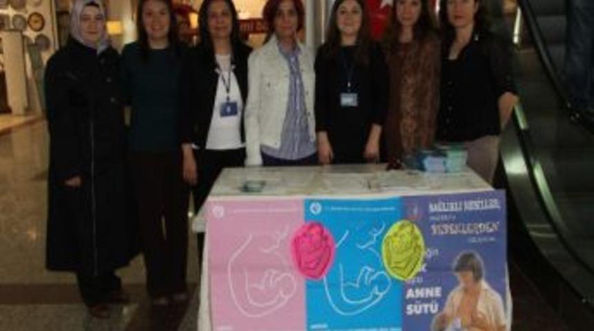 Kdz. Ereğli&rsquo;de Anne Ve Anne Adaylarına Bilgilendirme Stantı A&ccedil;ıldı, -anne Ve Anne Adaylarına Emzirmenin &Ouml;nemini Stant A&ccedil;arak Anlattılar