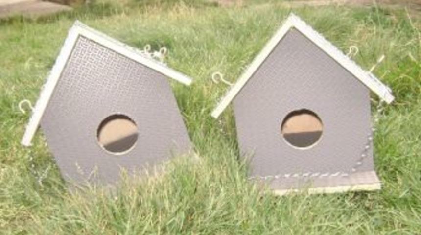 Düzce Kent Ormanına İş Eğitim Merkezinden Kuş Yuvası